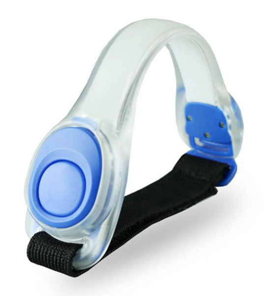 LED armband BIKE-0040, 2 λειτουργίες, 18.5 x 4cm, μπλε - UNBRANDED 89962