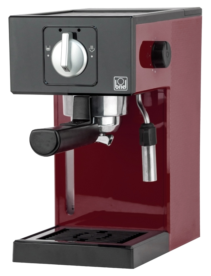 BRIEL μηχανή espresso A1, 1000W, 20 bar, μπορντό - BRIEL 88963