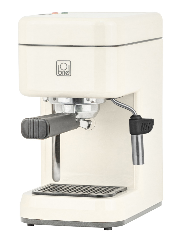 BRIEL μηχανή espresso B14S 20 bar, με ακροφύσιο, μπεζ, 10 χρόνια εγγύηση - BRIEL 41335