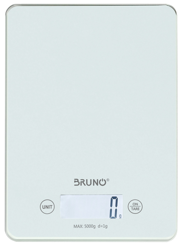 BRUNO ψηφιακή ζυγαριά κουζίνας BRN-0061, έως 5kg, λευκή - BRUNO 85741