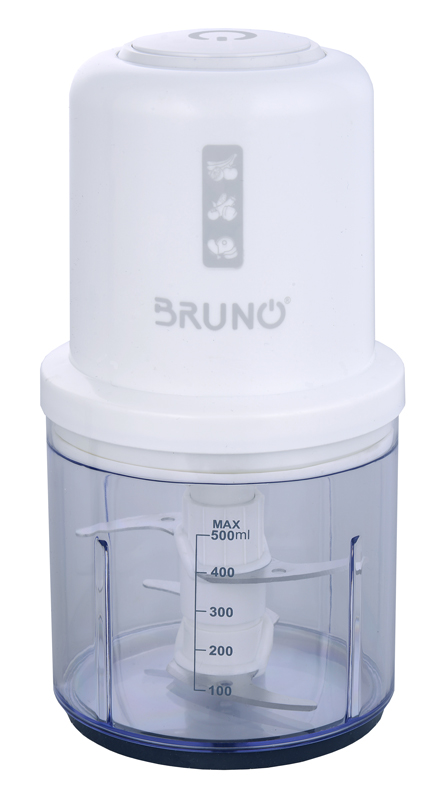 BRUNO πολυκόπτης BRN-0066, 500ml, 400W, 4 λεπίδες, λευκό - BRUNO 95707