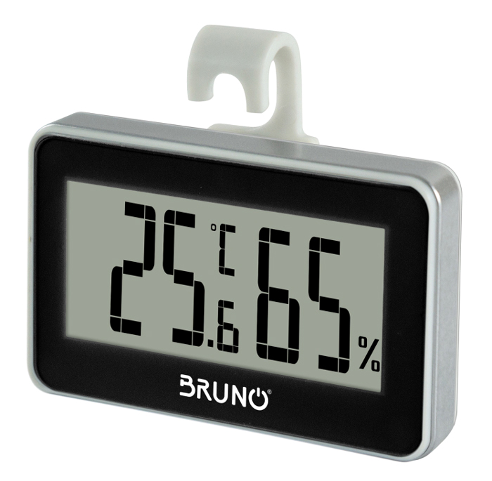 BRUNO ψηφιακό θερμόμετρο & υγρασιόμετρο BRN-0081, °C & °F, λευκό - BRUNO 99377