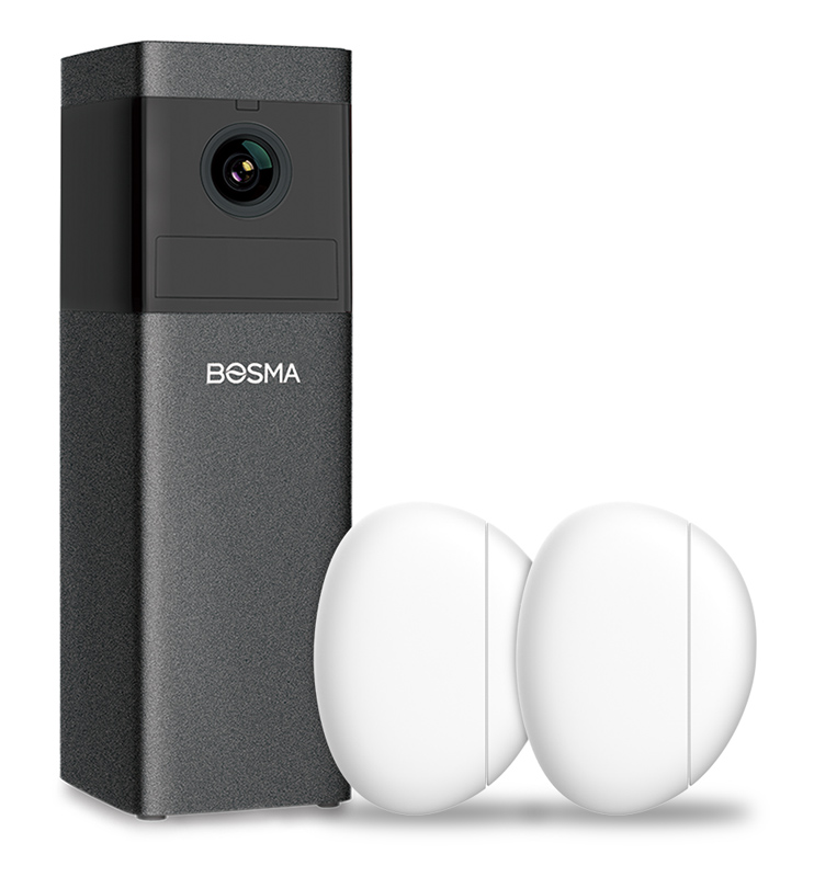 BOSMA ασύρματο σύστημα συναγερμού X1 Lite με κάμερα Pan 360° 1080p, WiFi - BOSMA 96845