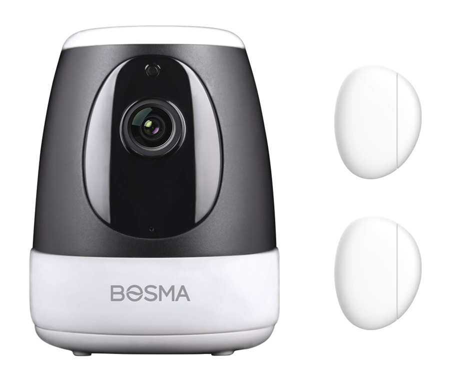 BOSMA ασύρματο σύστημα συναγερμού XC με κάμερα, Pan 360°, 1080p, WiFi - BOSMA 96844