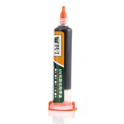 BEST PCB Repairing UV Solder mask ink BST-UVH900, 10cc, μαύρο - BEST 69727