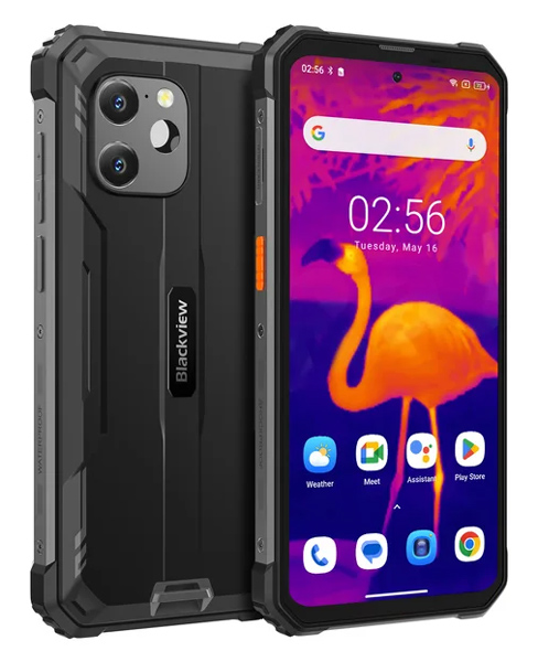 BLACKVIEW smartphone BV8900, θερμική κάμερα, 8/256GB, IP68/IP69K, μαύρο - BLACKVIEW 113370