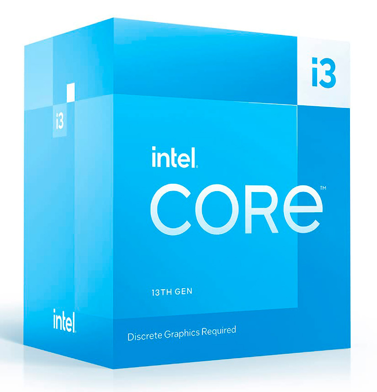 INTEL CPU Core i3-13100, 4 Cores, 3.40GHz, 12MB Cache, LGA1700 - INTEL 107733