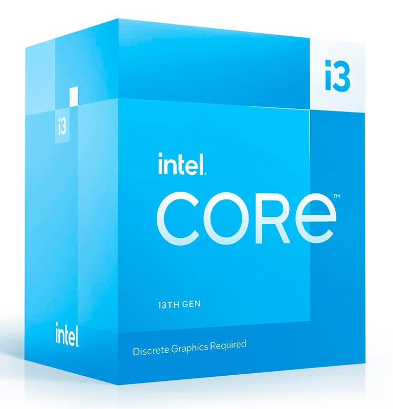 INTEL CPU Core i3-13100F, 4 Cores, 3.40GHz, 12MB Cache, LGA1700 - INTEL 106856