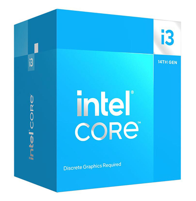 INTEL CPU Core i3-14100F, 4 Cores, 3.50GHz, 12MB Cache, LGA1700 - INTEL 116257