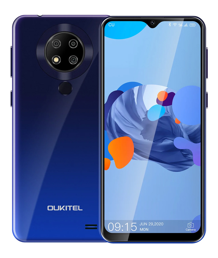OUKITEL Smartphone C19 Pro, 6.49", 4/64GB, Android 10 Go Edition, μπλε - OUKITEL 50447