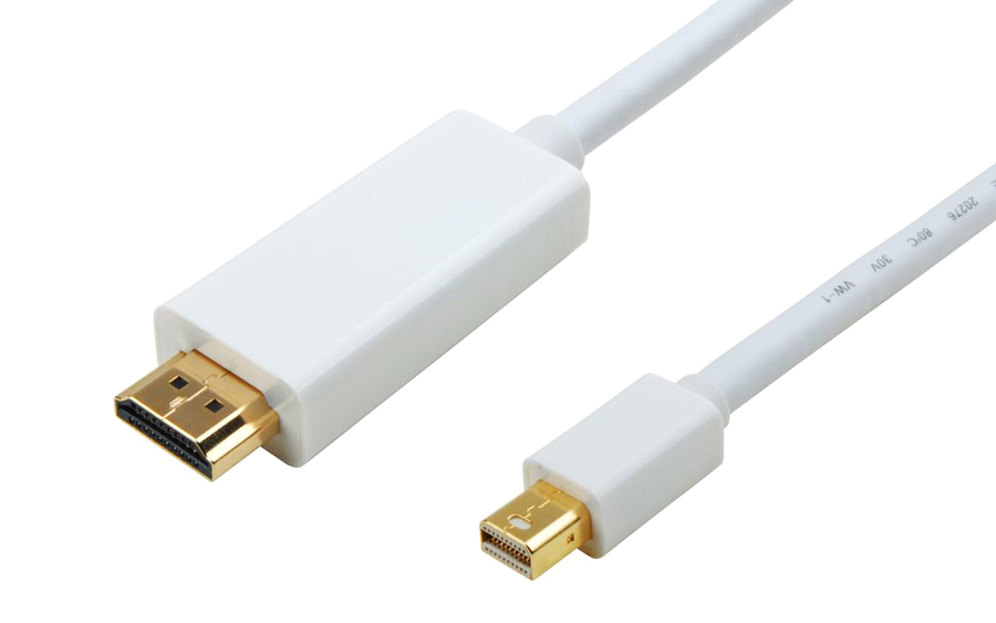 POWERTECH καλώδιο Mini DisplayPort σε HDMI CAB-DP011, 2m, λευκό - POWERTECH 50646