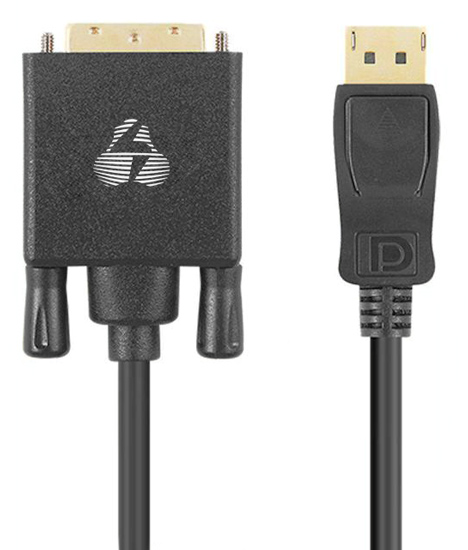 POWERTECH καλώδιο DisplayPort σε DVI CAB-DP057, 1080p 1.8m, μαύρο - POWERTECH 85585