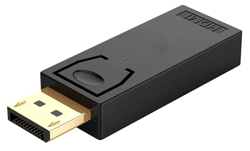 POWERTECH αντάπτορας DisplayPort σε HDMI CAB-DP065, Passive, 4K, μαύρος - POWERTECH 85593