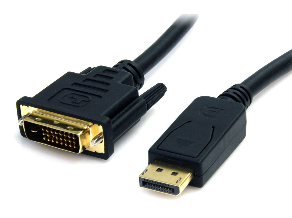 POWERTECH καλώδιο DisplayPort σε DVI CAB-DVI006, 2560x1600DPI, 1m, μαύρο - POWERTECH 56693