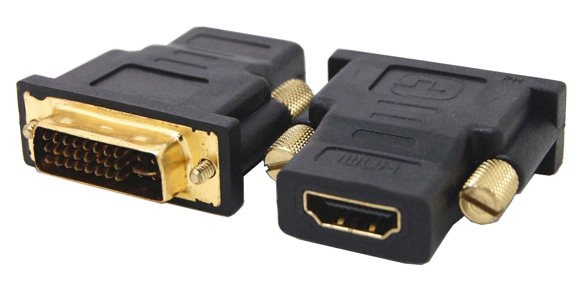 POWERTECH αντάπτορας DVI-I αρσενικό σε HDMI θηλυκό CAB-H056, μαύρος - POWERTECH 54018