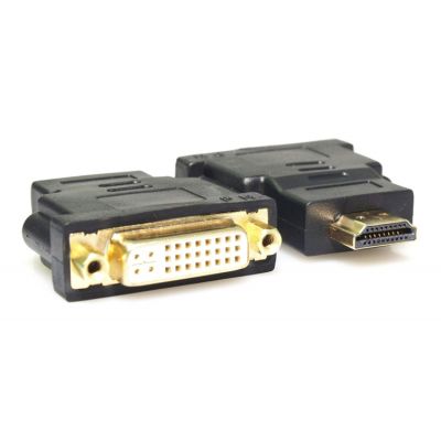 POWERTECH αντάπτορας HDMI σε DVI-I CAB-H057, Dual Link, μαύρος - POWERTECH 54019