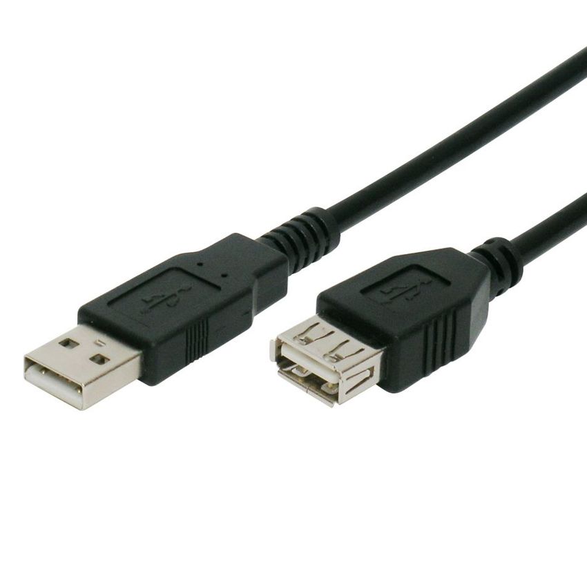 POWERTECH καλώδιο προέκτασης USB CAB-U012, 480Mbps, 3m, μαύρο - POWERTECH 30053
