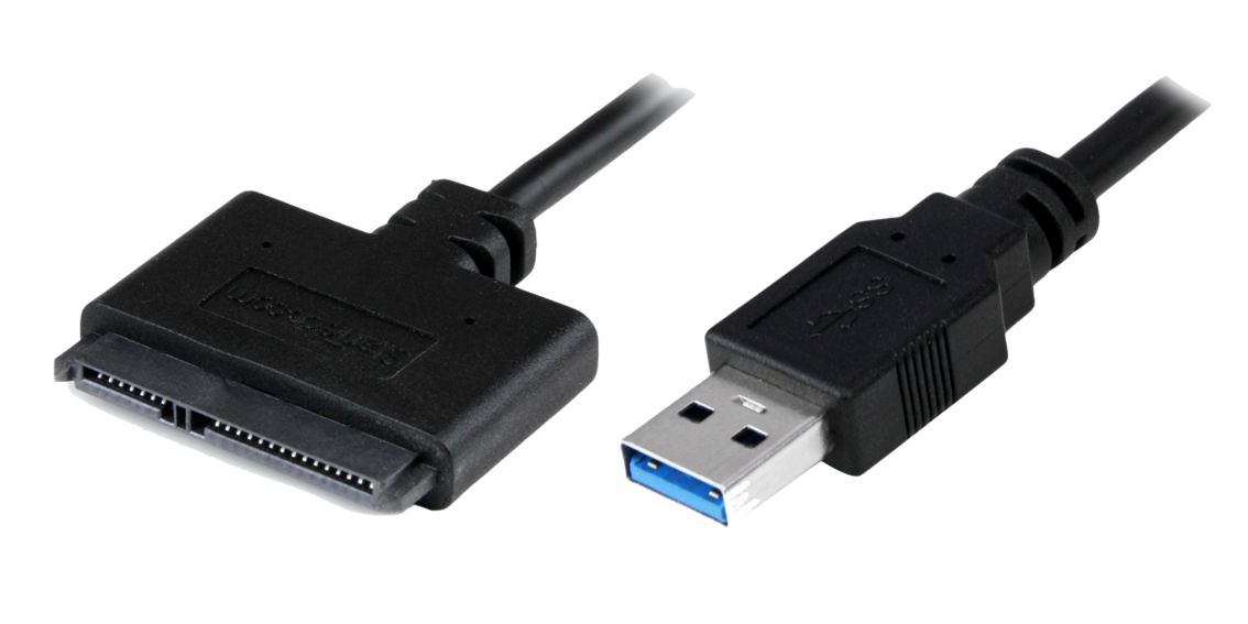 POWERTECH καλώδιο σύνδεσης HDD/SSD CAB-U032, USB 3.0 σε SATA 20cm, μαύρο - POWERTECH 50629
