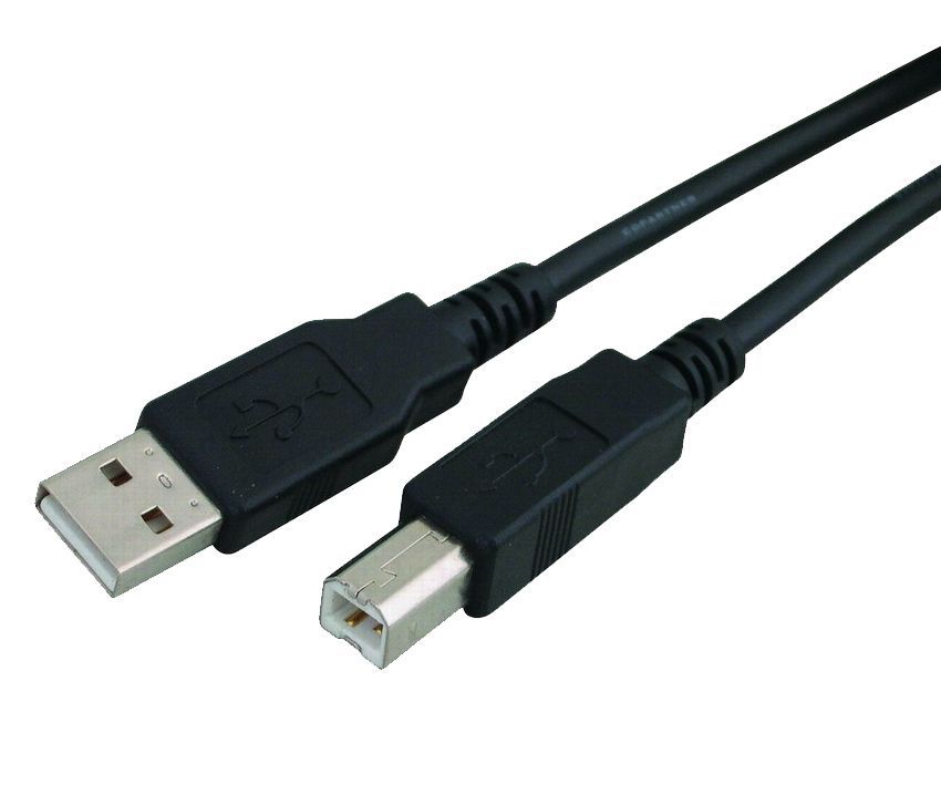 POWERTECH καλώδιο USB σε USB Type Β CAB-U050, copper, 3m, μαύρο - POWERTECH 52205