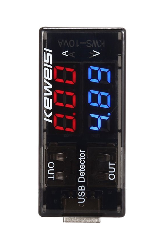KEWEISI Συσκευή ελέγχου θύρας USB KWS-10VA, 2x USB Output, 3-9V - KEWEISI 65792