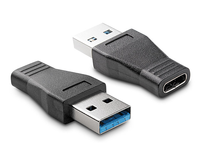 POWERTECH αντάπτορας USB 3.0 σε USB-C CAB-U097, 5Gbps, μαύρος - POWERTECH 66284