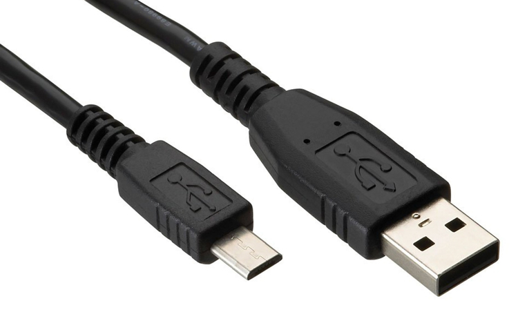 POWERTECH καλώδιο USB σε Micro USB CAB-U129, 8mm tip, 1.5m, μαύρο - POWERTECH 79361