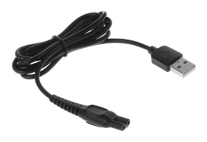 POWERTECH καλώδιο τροφοδοσίας USB CAB-U147, 10.3x5mm, 1m, μαύρο - POWERTECH 92998