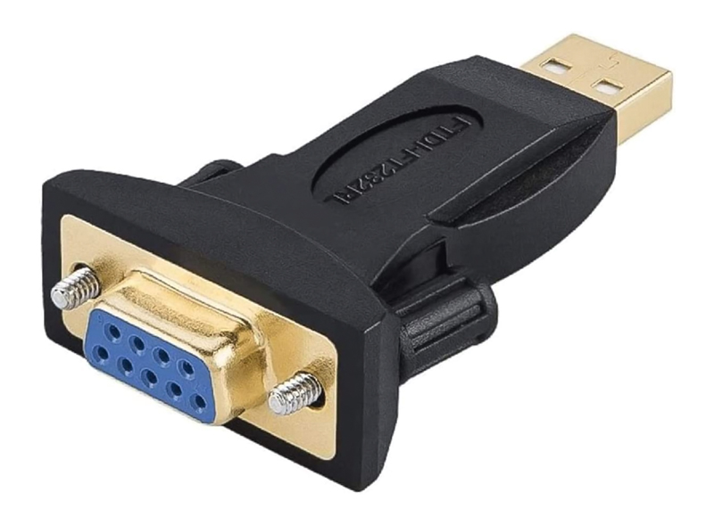 POWERTECH αντάπτορας USB 2.0 σε RS232 CAB-U152, PL2303TA, μαύρος - POWERTECH 105328