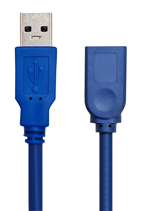 POWERTECH καλώδιο προέκτασης USB CAB-U154, 5Gbps, 5m, μπλε - POWERTECH 108445