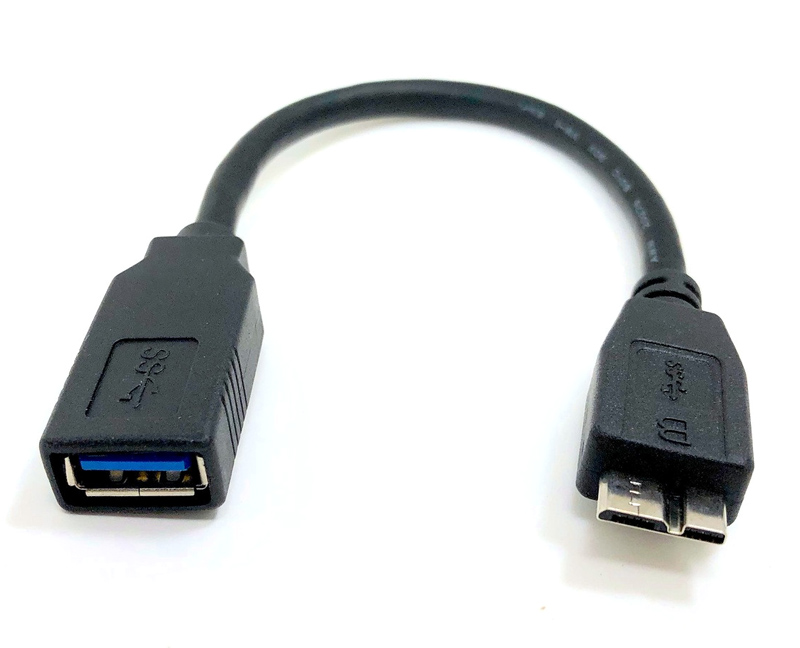 POWERTECH αντάπτορας USB σε Micro B USB CAB-U155, 5Gbps, 0.3m, μαύρος - POWERTECH 109460