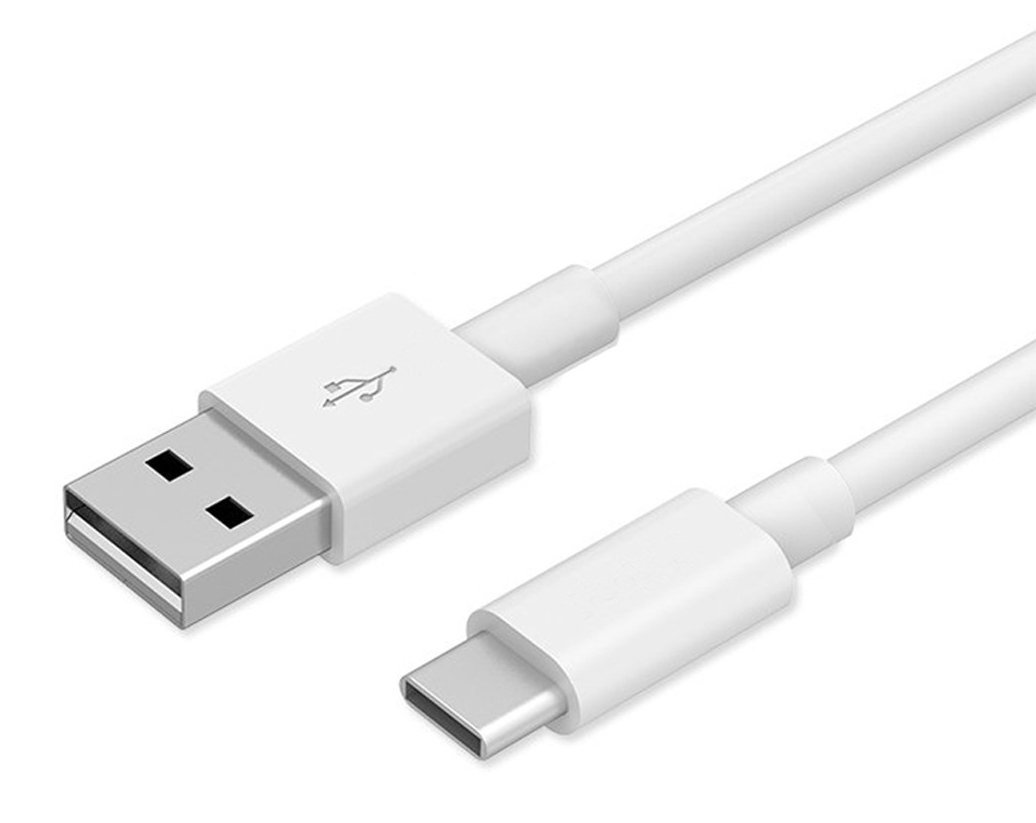 POWERTECH καλώδιο USB σε USB-C CAB-UC010, 1m, λευκό - POWERTECH 59804