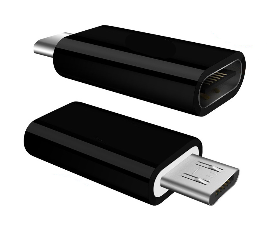 POWERTECH αντάπτορας Micro USB σε USB-C θηλυκό CAB-UC020, OTG, μαύρος - POWERTECH 67413
