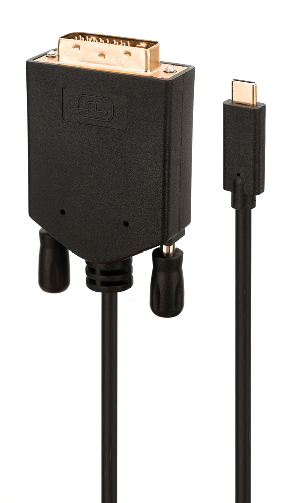 POWERTECH καλώδιο USB-C σε DVI CAB-UC050, 1080p/60Hz, 2m, μαύρο - POWERTECH 82850