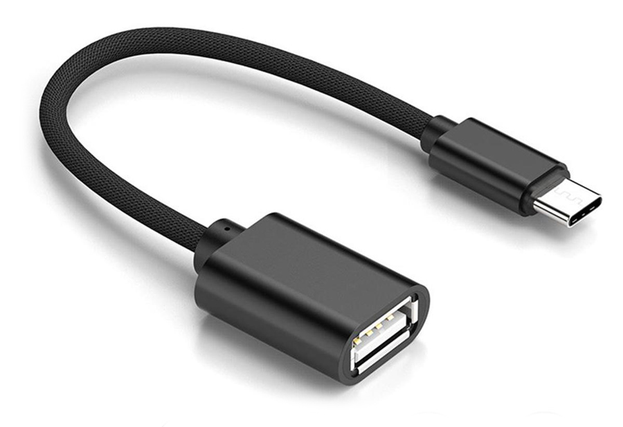 POWERTECH καλώδιο USB σε USB-C CAB-UC056, 480Mbps, 0.16m, μαύρο - POWERTECH 89971