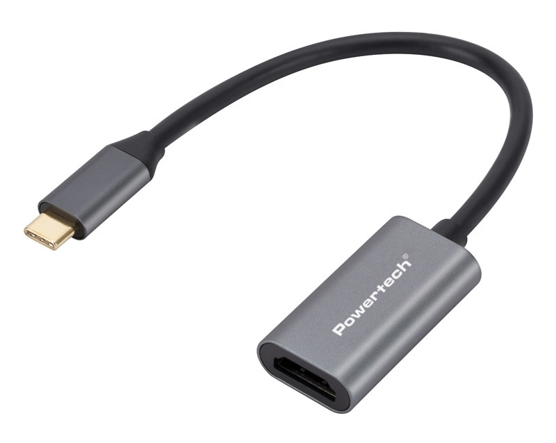 POWERTECH αντάπτορας USB-C σε HDMI CAB-UC086, 4K/60Hz, γκρι - POWERTECH 114392