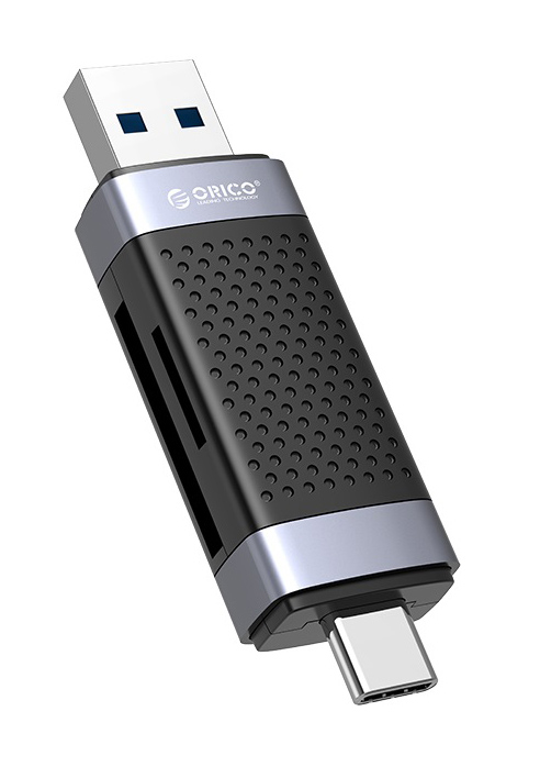 ORICO card reader CD2D-AC2 για SD & Micro SD, USB-C & USB, μαύρο - ORICO 102500