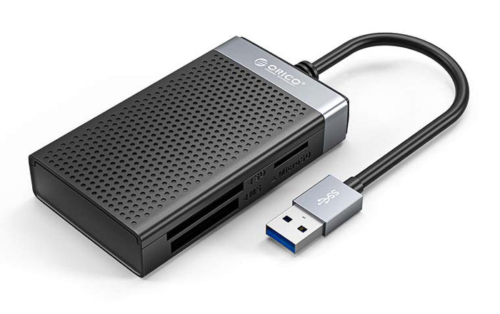 ORICO card reader CL4T-A3 για Micro SD/SD/CF/MS, USB 3.0, μαύρο - ORICO 102503