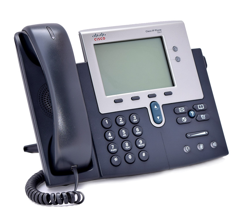 CISCO used Unified IP Phone 7941G, PoE, Dark Gray - CISCO 63916