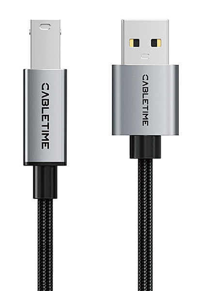 CABLETIME καλώδιο USB σε USB Type B CT-AMBM1, 480Mbps, 3m, μαύρο - CABLETIME 117046