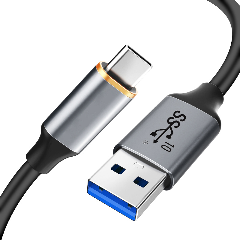 CABLETIME καλώδιο USB-C σε USB CT-AMCMG2, 60W, 10Gbps, 1m, μαύρο - CABLETIME 113620