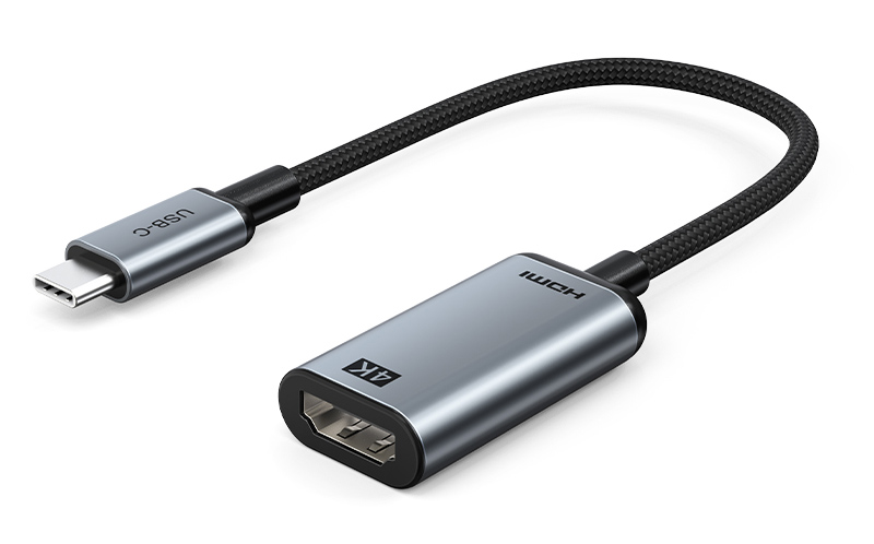 CABLETIME αντάπτορας USB-C σε HDMI CT-CMHF4K30-AG, 4K/30Hz, γκρι - CABLETIME 113813