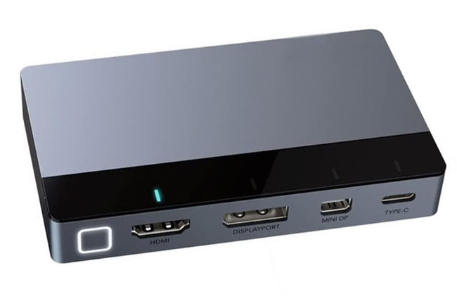 CABLETIME multi-port switch CT-PS41-GB1 σε HDMI, 4 σε 1, 4K/60Hz, γκρι - CABLETIME 109110