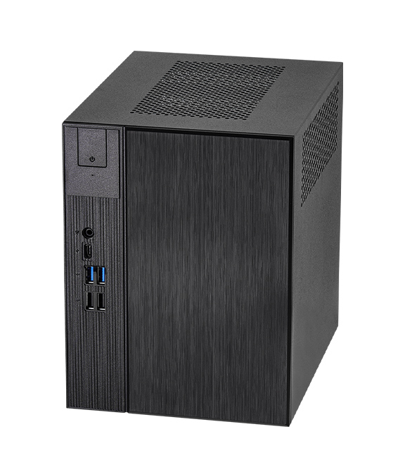 ASROCK PC Barebone DeskMeet X300, AMD AM4, ATX 500W, μαύρο - ASROCK 49027