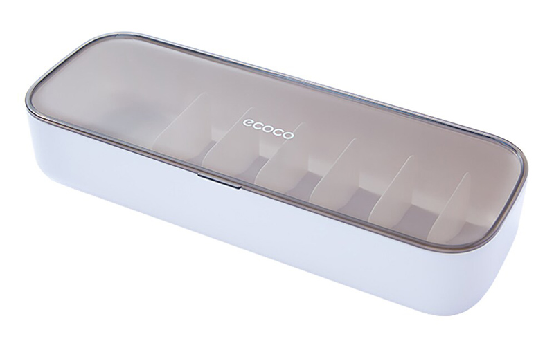 ECOCO κουτί οργάνωσης καλωδίων E2206 με ταινία τύπου velcro, λευκό - ECOCO 110673