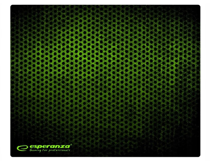 ESPERANZA gaming mouse pad Grunge EA146G, 440x354x4mm, μαύρο-πράσινο - ESPERANZA 85619