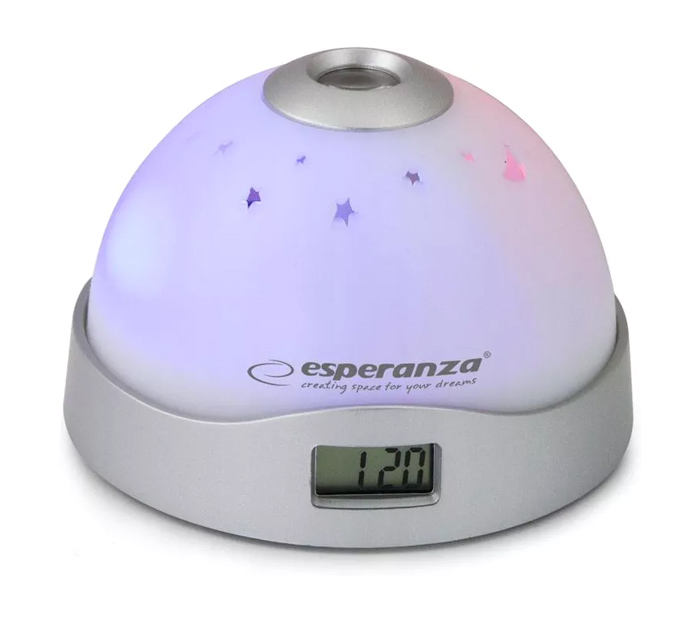 ESPERANZA επιτραπέζιο ρολόι EHC001 με προβολέα & LED, ξυπνητήρι - ESPERANZA 110342