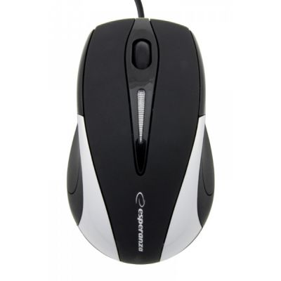 ESPERANZA ενσύρματο ποντίκι EM102S, οπτικό, 1000DPI, USB, μαύρο/ασημί - ESPERANZA 114544