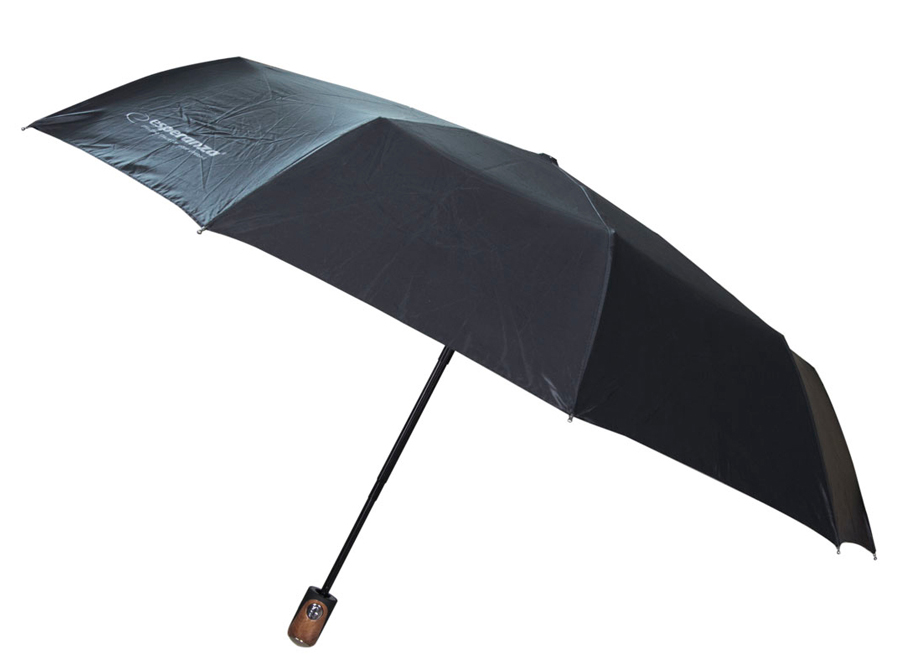 ESPERANZA ομπρέλα Milan EOU002K, αυτόματη, με θήκη, μαύρη - ESPERANZA 104174