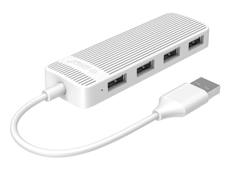 ORICO USB hub FL02, 4x θυρών, 480Mbps, USB σύνδεση, λευκό - ORICO 97919
