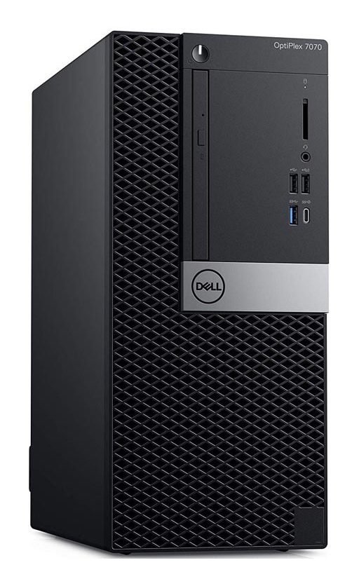 DELL PC OptiPlex 7070 MT, Factory Refurbished Grade A, i5-8500, 8GB, 500GB, DVD-RW, Windows 10 Pro - DELL 116775